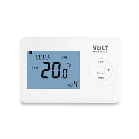 Pokojový Termostat VOLT Comfort HT-02 Velký, čitelný a podsvícený displej - Programovatelné 4 cykly každý den