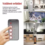 Prodlužka 230V/16A. GoSmart prodlužovací kabel 2 m / 4 zásuvky / s vyp. / s USB / bílá-černá / PVC / 1,5 mm2, WiFi EMOS