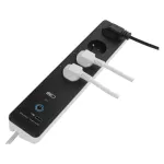 Prodlužka 230V/16A. GoSmart prodlužovací kabel 2 m / 4 zásuvky / s vyp. / s USB / bílá-černá / PVC / 1,5 mm2, WiFi EMOS