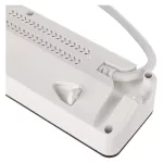Prodlužka 230V/16A. GoSmart prodlužovací kabel 2 m / 4 zásuvky / s vyp. / s USB / bílá-černá / PVC / 1,5 mm2, WiFi EMOS