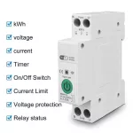 Smart elektronický jistič IMMAX NEO 07574L 1-63A WiFi Tuya 1fázový na DIN lištu