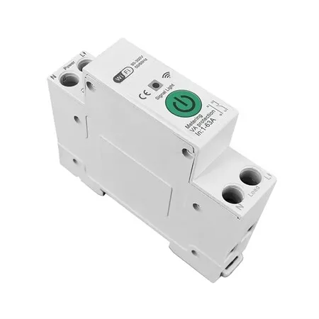 Smart elektronický jistič IMMAX NEO 07574L 1-63A WiFi Tuya 1fázový na DIN lištu