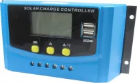 Solární regulátor PWM CY-K40A, 12-24V/40A s LCD, pro různé baterie lze nastavit parametry nabíjecího a udržovacího režimu baterie.