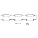 Stropní přisazené LED zářivkové svítidlo TRIPROOF TR120E prachotěsné IP65, 120cm, 30W, bílá studená 6500K na 230V AC