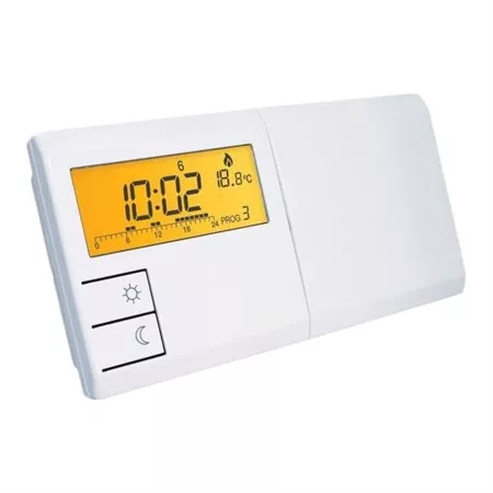 Termostat pokojový SALUS TH091 s podsvíceným displejem, disponuje 9 samostatnými programy
