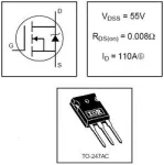 Tranzistor IRFP064N PBF N-MOSFET 55V 110A 200W 0,008R TO247AC