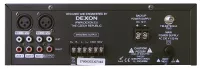 Ústředna rozhlasová DEXON JPA 3035, 3 Aux + 2 Mic vstupy, oddělené korekce pro mic i pro aux vstupy, MP3, SD + USB čtečka, tuner, Bluetooth, IR dálkové