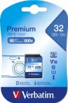 VERBATIM SDHC 32GB paměťová karta Verbatim Premium UHS-I V10 U1 (90R/10W)