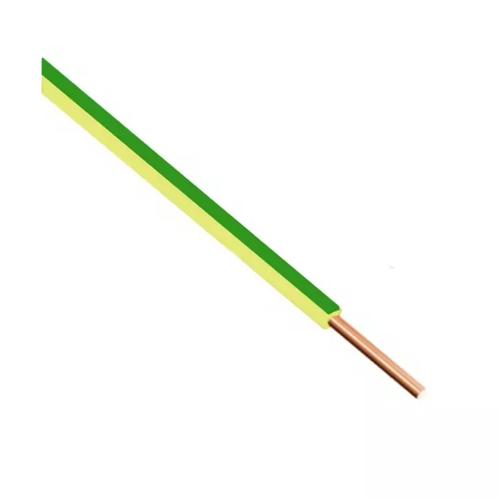 Vodič instalační CY 1,5mm2, H07V-U, vyberte si barvu- - Zelenožlutá