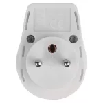 Zásuvka s vypínačem, bílá 10A, 230V AC, do zásuvky, čelní s vypínačem, 2300W EMOS