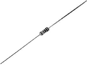 4R7 metalizovaný rezistor SMA 0207 0,25W, 1%