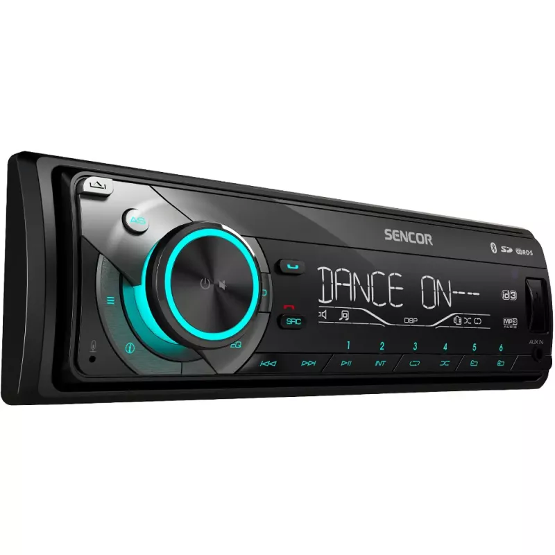 Autorádio SENCOR SCT 5052MR USB/SD/RDS MP3 WMA, Ekvalizér, 4x40W, Bluetooth