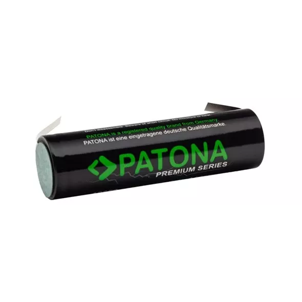 Baterie Lithiová, akumulátor, nabíjecí článek Premium PATONA PT6526 Li-Ion 18650 3,7V/3000mAh s vývody, rozměr @18,1mm x 65,8mm