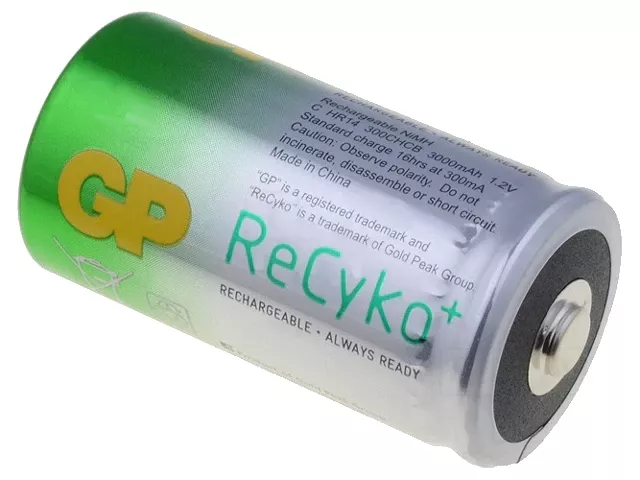 Baterie nabíjecí verze GR Recyko C (R14) 1,2V/3000mA NiMh 