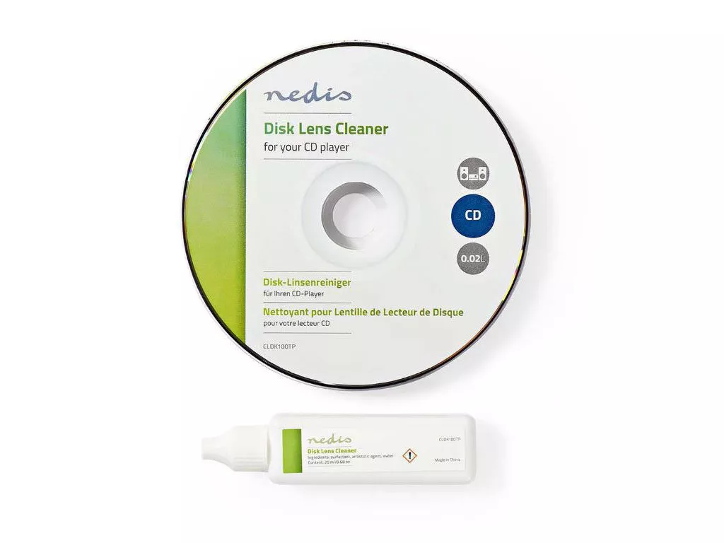 CD disk čistící s kapalinou NEDIS CLDK100TP