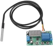 Digitální termostat TS18, -40° až +125°C, napájení 12VDC, modul 