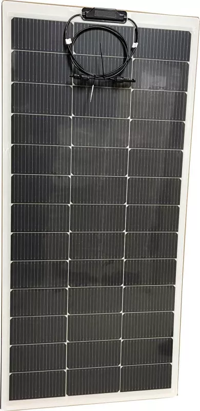 Fotovoltaický solární panel monokrystalický 12V/150Wp, 22,62V, 7,03A flexibilní, Rozměry 1050×520×2mm 