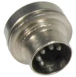 Konektor DIN 5-kolík pětikolík vidlice zdířka na panel, 180°, samec