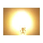 LED žárovka 12V DC 3W, úhel svitu 180°, patice G4, náhrada 25W halogenu. Teplá bílá 3000K