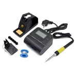 Mikropájka ZD-8903 230V/25-130W stolní pájecí stanice s regulací teploty 160°C až 480°C, přehled o nastavené i skutečné teplotě.