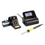 Mikropájka ZD-8903 230V/25-130W stolní pájecí stanice s regulací teploty 160°C až 480°C, přehled o nastavené i skutečné teplotě.