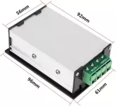 Modul-PWM regulace výkonu-otáček stejnosměrných motorů do 30A, napájení 6V-60VDC, 150W
