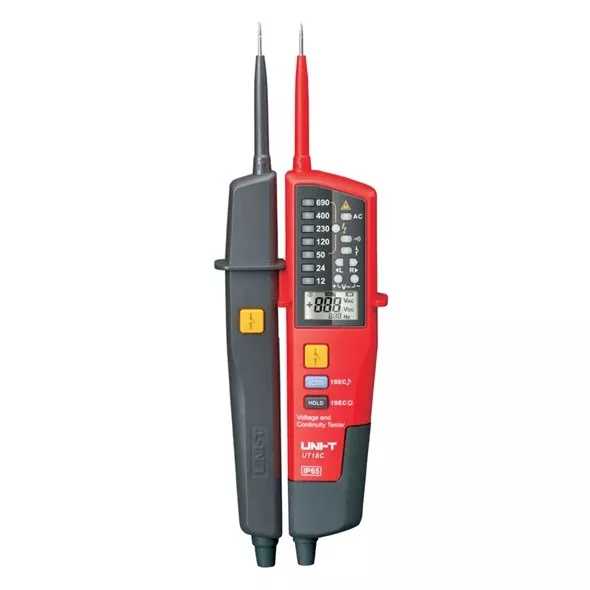 UNI-T UT18C Spannungstester Durchgangsprüfer wasserdicht 12V-690V AC DC LCD online kaufen UNI-T UT18C Spannungstester Durchgangsprüfer wasserdicht 12V-690V AC DC LCD online kaufen