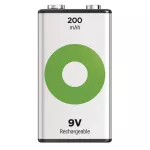 Nabíjecí baterie 9V GP (6F22) nabíjecí Recyko+ 155mAh