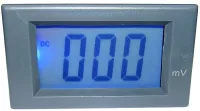 Panelové měřidlo voltmetr 1-999mV DC. Rozlišení: 1mV