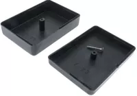 Plastová krabička Z23 rozměry 30x59x84mm černá, dvoudílná