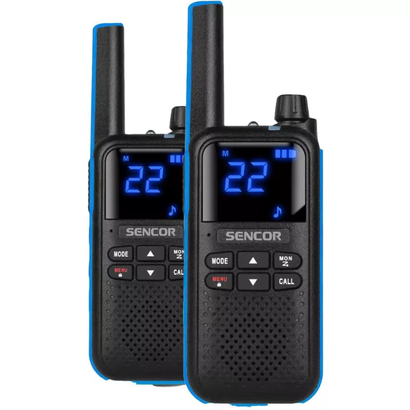 PMR vysílačky-radiostanice SMR 700 BLUE SENCOR sada 2ks vysílaček