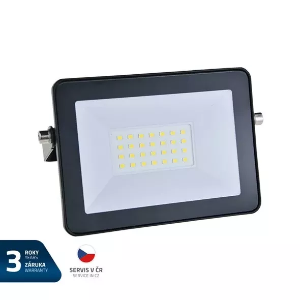 Reflektor LED venkovní 20W GETI GLF20, 1900 lm, AC 230V, černá, osvětlení