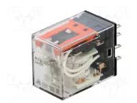 RELÉ MY4-GS-R-24DC, 4x přepínací kontakt 6A/250VAC, s cívkou 24VDC. Montáž: patice OMRON