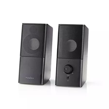 Reproduktory k PC,EDIS GSPR10020BK 2 x 9W na USB, výstup na sluchátka NEDIS
