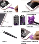 Sada šroubováků a nástrojů pro opravu mobilů a hodinek, páčidla, přísavka, nástroj pro vytažení SIM karty Sada šroubováků a nástrojů pro opravu mobilů a hodinek, páčidla, přísavka, nástroj pro vytažení SIM karty