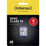 SDHC 8GB paměťová karta Intenso Class 10