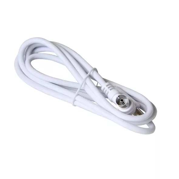 Televizní účastnická šňůra 1,5m s IEC konektory-stíněný koaxiální kabel 75ohm 