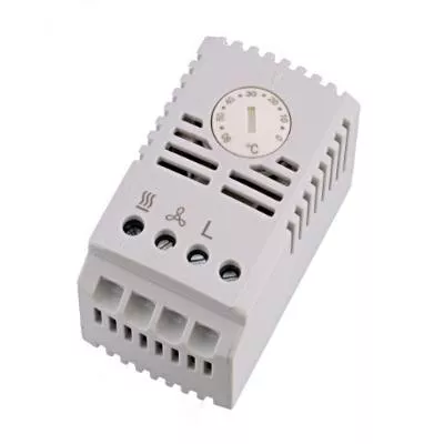 TERMOSTAT ZK 021/5-60°C/10A (NO+NC), max. proud NC 10A, NO 5A, montáž na DIN lištu