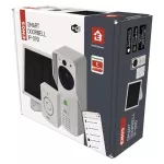 GoSmart EMOS IP-09D domovní bezdr. bateriový videozvonek s WiFi a solárím panelem