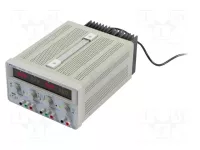 Laboratorní zdroj stolní TP-2305D-3 plynule regulovatelný 2×0–30V/2×0–5A+ 1x5V/3A LED displej TWINTEX