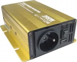 Měnič napětí Soluowill NP300-12, DC/AC 12V/230V 300Wstř. USB, čistá sinusovka