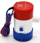 Ponorné čerpadlo do lodi JK1-G750-01 - 12V, 750GPH, bilge pump, 12V, odběr 2,5A, , Průtok: 750 galonů/hod Výtlak: 3m