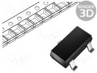 Stabilizátor pevného napětí MCP1702T-3302E/CB +3,3V, 0,25A, Low-Drop, SMD SOT23-3