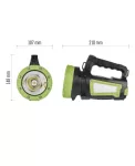 Svítilna ruční LED nabíjecí 2316, 2× COB LED, 850lm, dosvit 400m