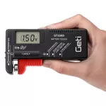 Tester baterií GT168D, zkoušečka AA, AAA, C, D, 9V, knoflíkové, tužkové, mikrotužkové Geti