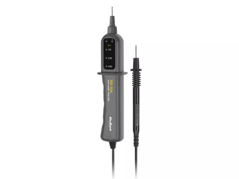 Zkoušečka RB-15A AC/DC napětí: 110 V, 220 V, 400 V DC detekce polarity napětí