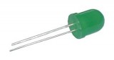 LED dioda 10mm zelená difuzní