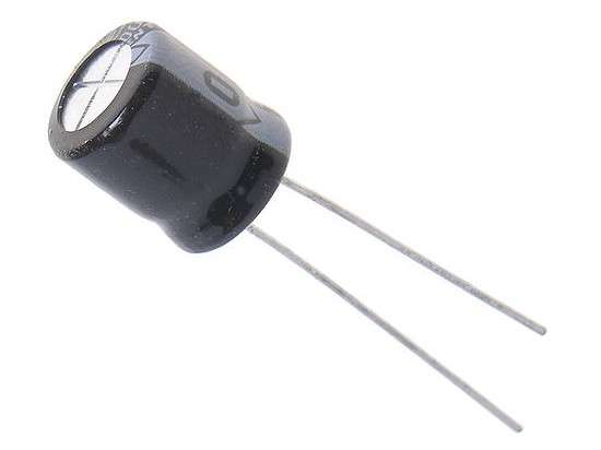 Kondenzátor elektrolytický 100M/50V 105°C Low ESR (10x12,5mm) radiální