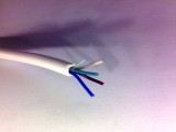 Kabel SYKFY 2x2x0,5 mm, kabel čtyřlinka sdělovací nestíněný, vhodný pro fotobuňky a klíčový spínač, PVC plášť kulatý, metráž