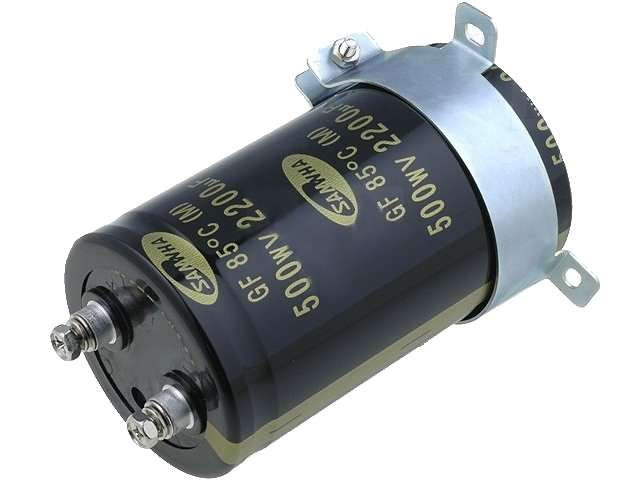 Kondenzátor elektrolytický 2G2/500V 85°C (64x110mm) radiální